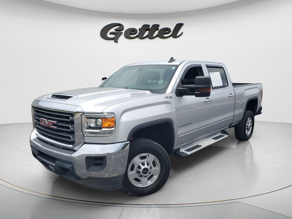 Quicksilver Metallic 2017 GMC Sierra 2500HD SLE Crew Cab SB 4WD Pickup Truck Four-Wheel Drive 6-Speed Automatic
