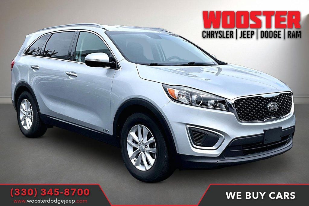 Sparkling Silver 2017 Kia Sorento SUV / Crossover All-Wheel Drive 6-Speed Automatic