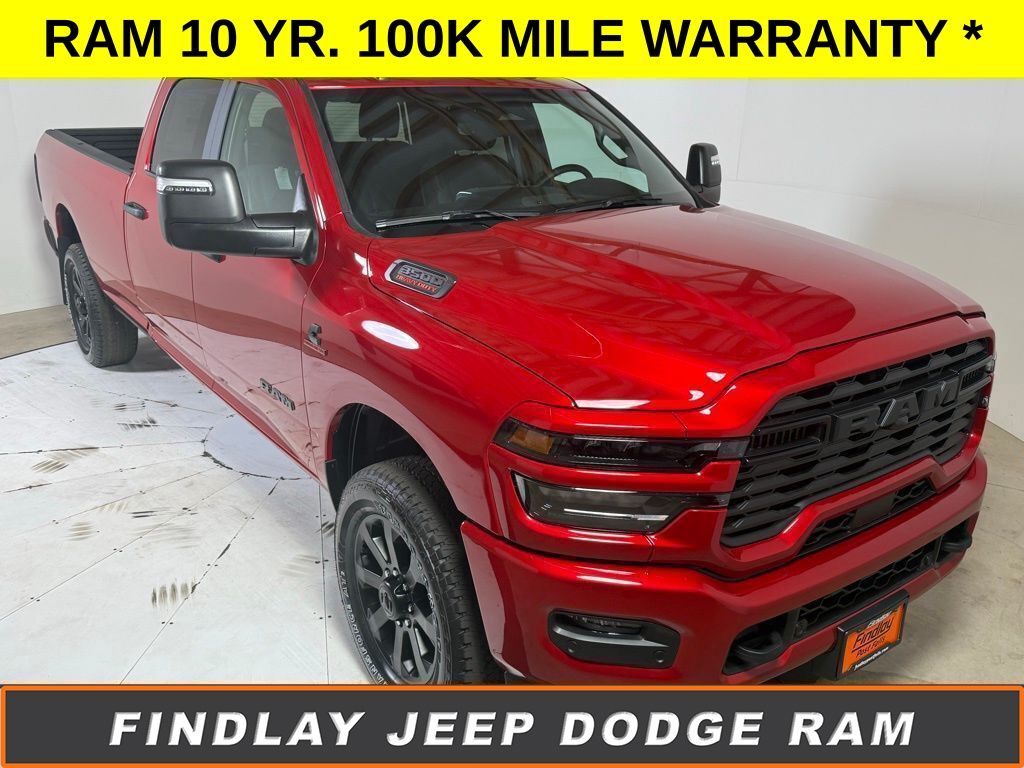 Molten Red Pearlcoat 2026 RAM 3500 Pickup Truck Four-Wheel Drive 8-Speed Automatic