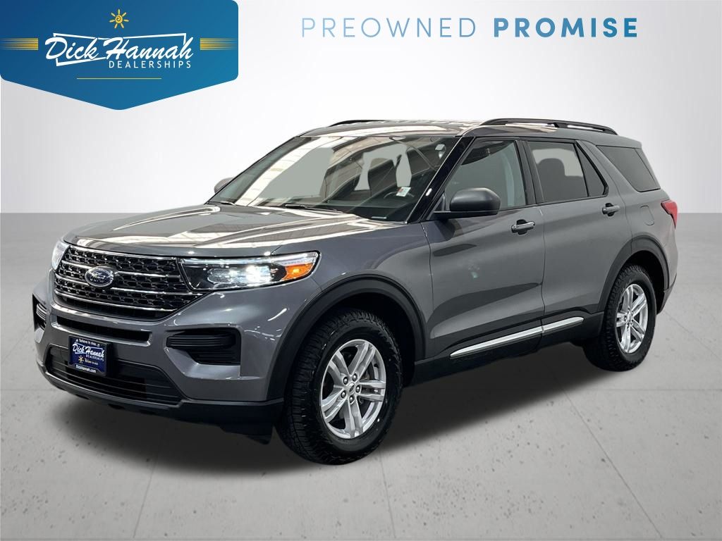 Gray Metallic 2022 Ford Explorer SUV / Crossover All-Wheel Drive Automatic