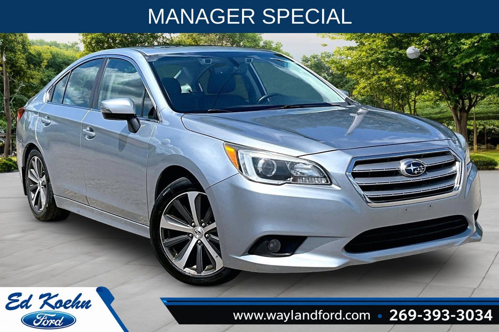 Ice Silver Metallic 2017 Subaru Legacy Sedan All-Wheel Drive Continuously Variable Transmission