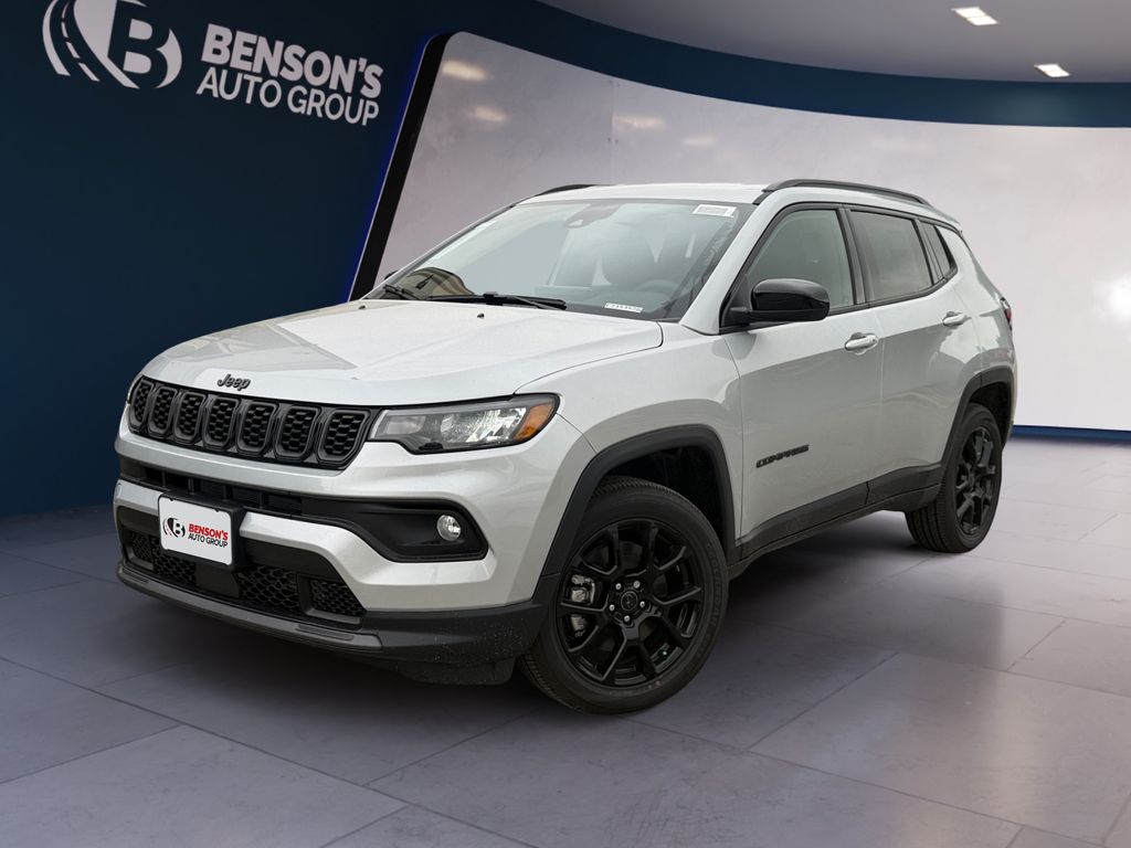 Silver Zynith Metallic Clearcoat 2026 Jeep Compass Latitude 4WD SUV / Crossover Four-Wheel Drive 8-Speed Automatic
