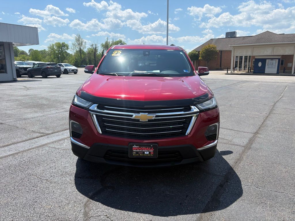 Cherry Red Tintcoat 2022 Chevrolet Traverse LT Cloth AWD SUV / Crossover Four-Wheel Drive 9-Speed Automatic