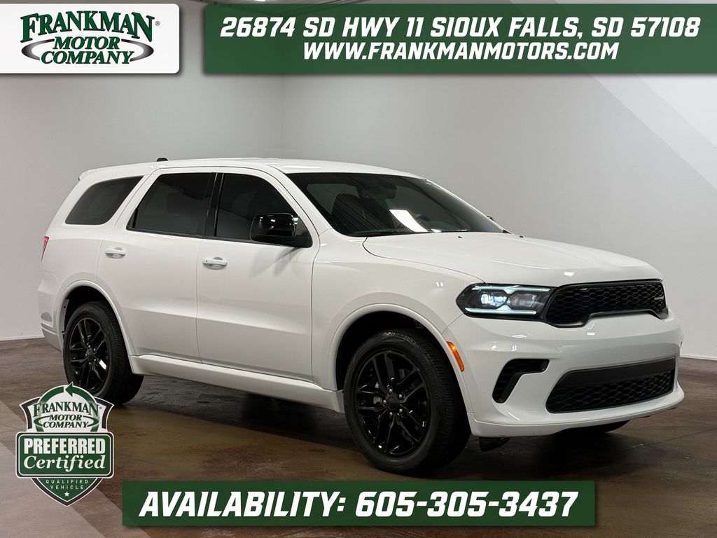 White Knuckle Clearcoat 2025 Dodge Durango GT AWD SUV / Crossover All-Wheel Drive 8-Speed Automatic