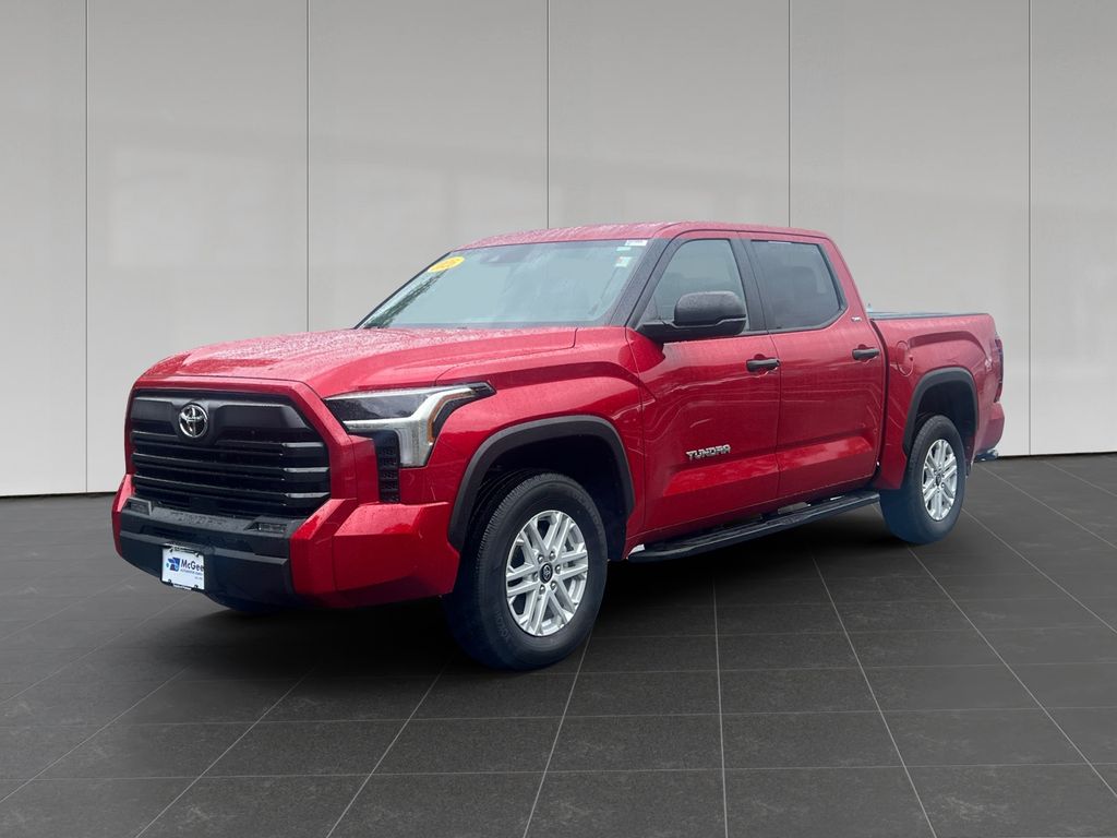 Red 2026 Toyota Tundra Pickup Truck Four-Wheel Drive Automatic