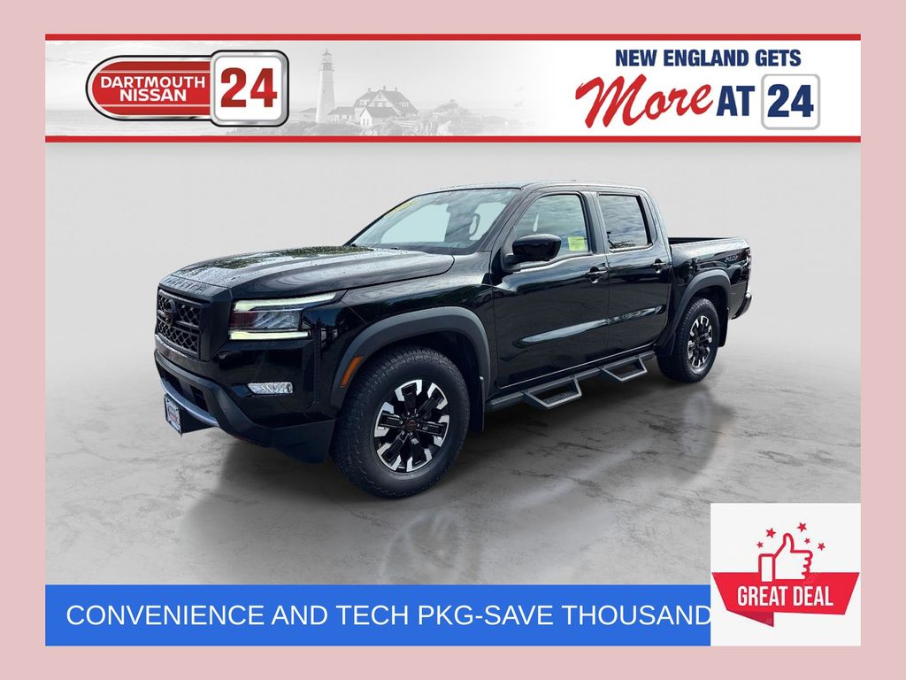 Super Black 2023 Nissan Frontier Pickup Truck 4X2 9-Speed Automatic