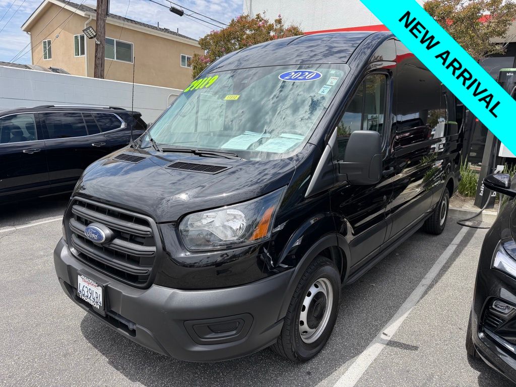 Agate Black Metallic 2020 Ford Transit Cargo Van Rear-Wheel Drive