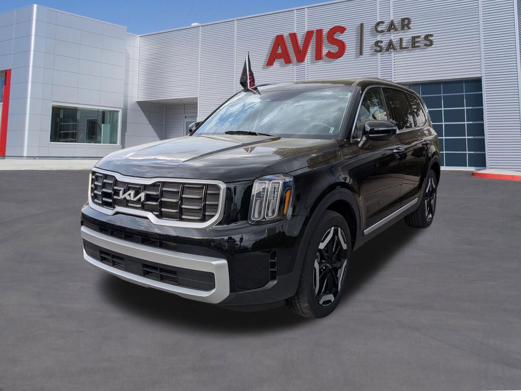 Ebony Black 2025 Kia Telluride S FWD SUV / Crossover Front-Wheel Drive 8-Speed Automatic