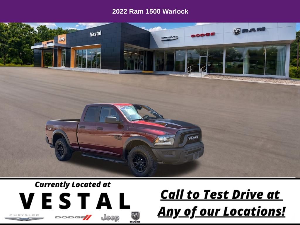 Delmonico Red Pearlcoat 2022 RAM 1500 Pickup Truck Four-Wheel Drive 8-Speed Automatic