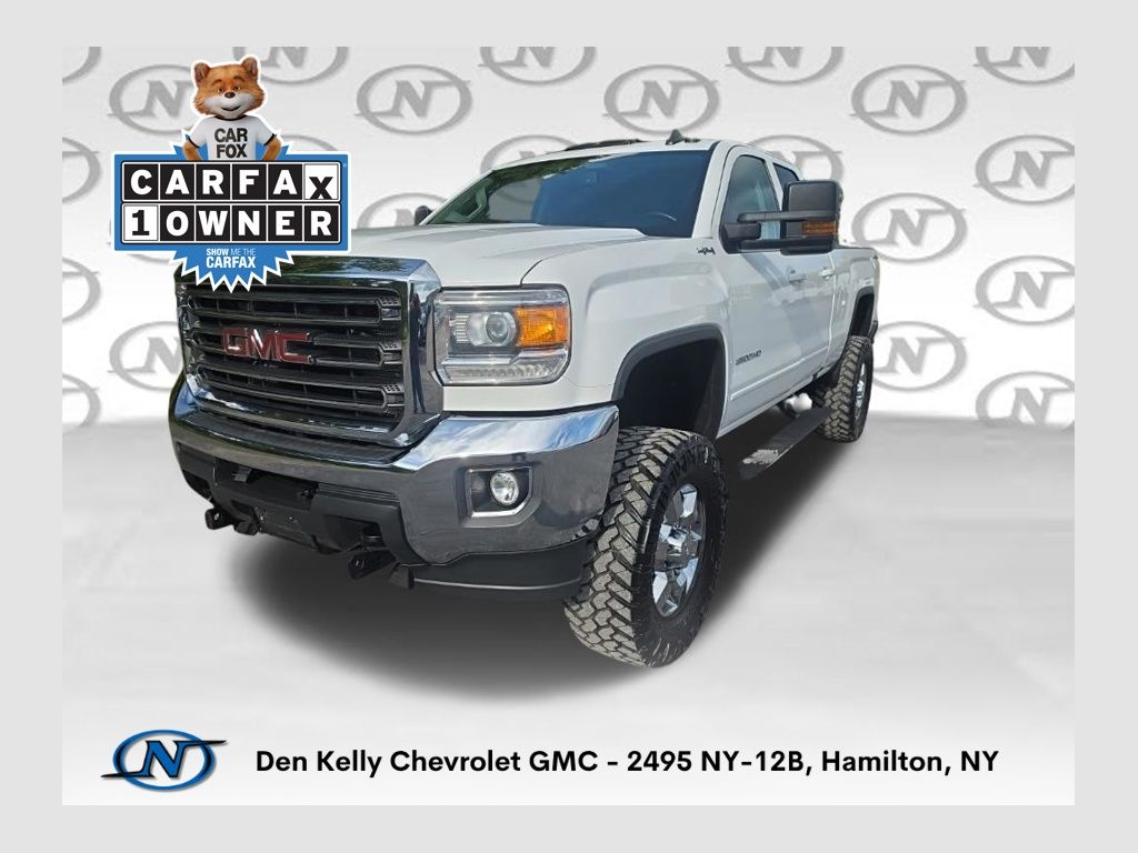 Summit White 2016 GMC Sierra 2500HD Pickup Truck Four-Wheel Drive 6-Speed Automatic Overdrive