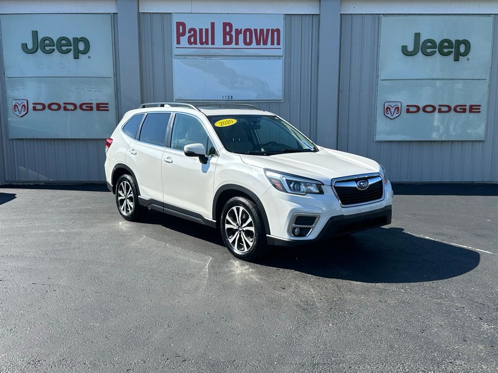 Crystal White Pearl 2020 Subaru Forester 2.5i Limited AWD SUV / Crossover All-Wheel Drive Continuously Variable Transmission