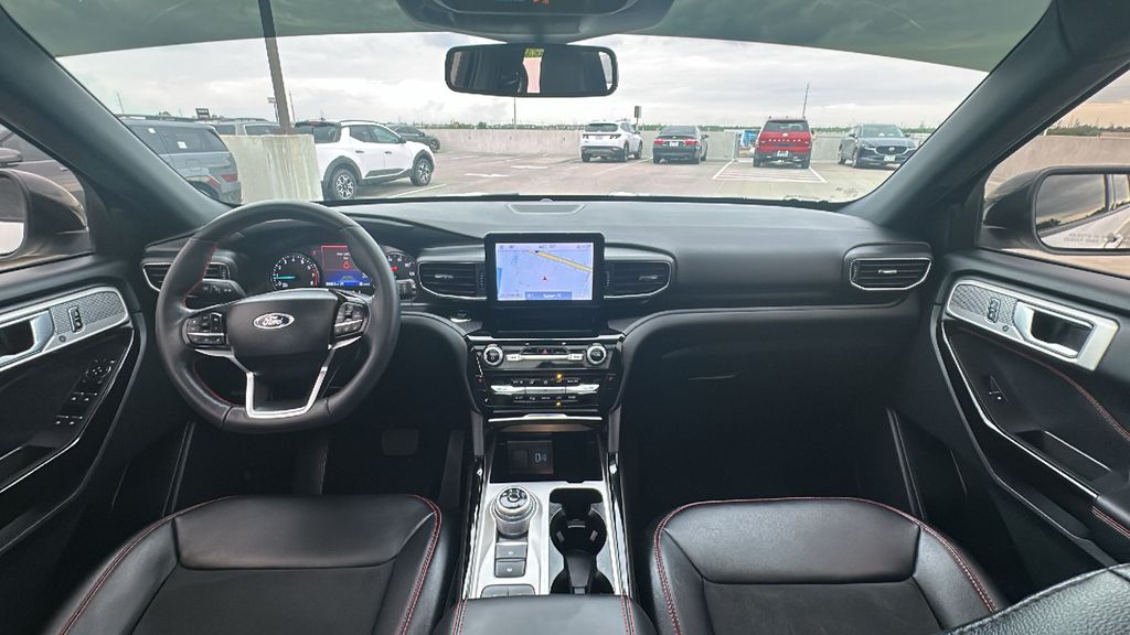 2024 Ford Explorer ST-Line White at DeMontrond Auto Country