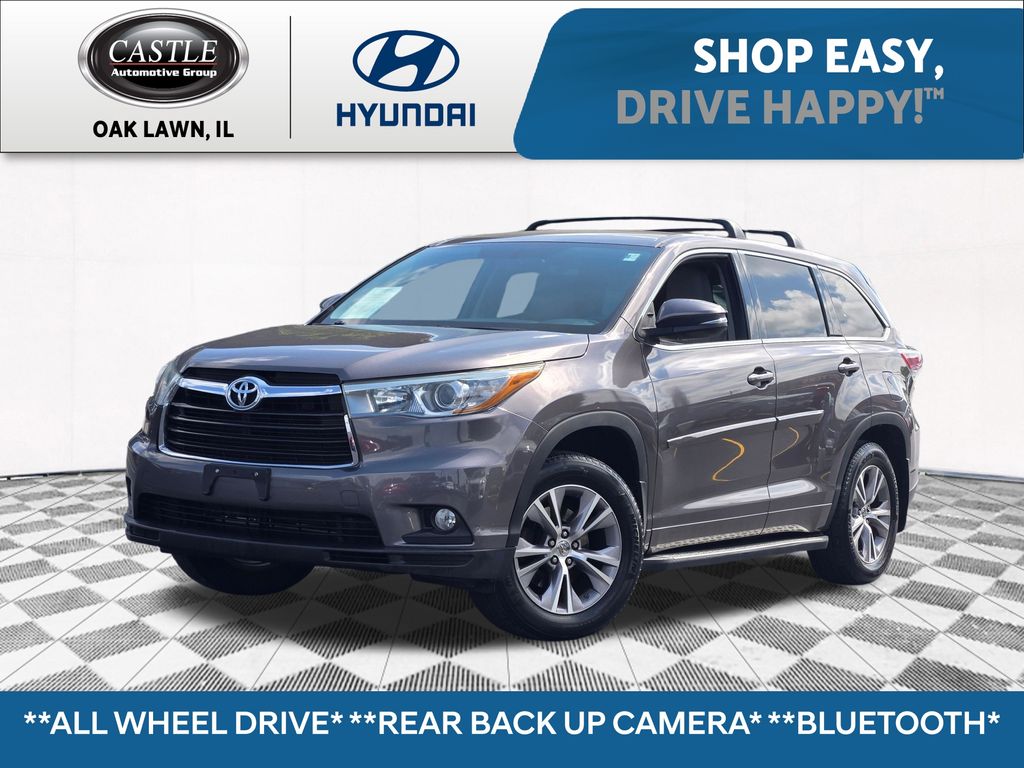 Predawn Gray Mica 2015 Toyota Highlander SUV / Crossover All-Wheel Drive 6-Speed Automatic Overdrive