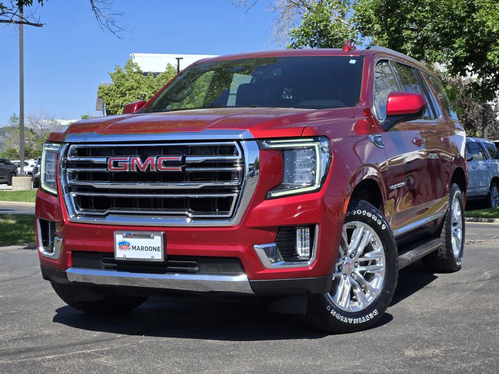 Cayenne Red Tintcoat 2022 GMC Yukon SLT 4WD SUV / Crossover Four-Wheel Drive