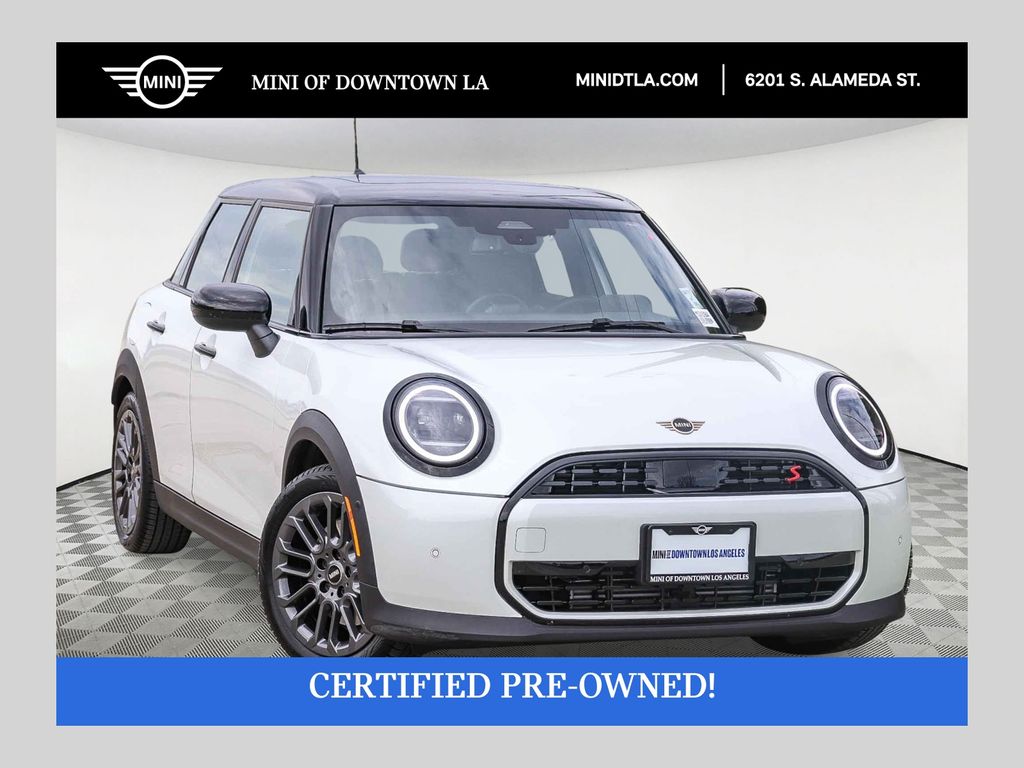 White Metallic 2026 MINI Cooper Hatchback Front-Wheel Drive 7-Speed Automatic