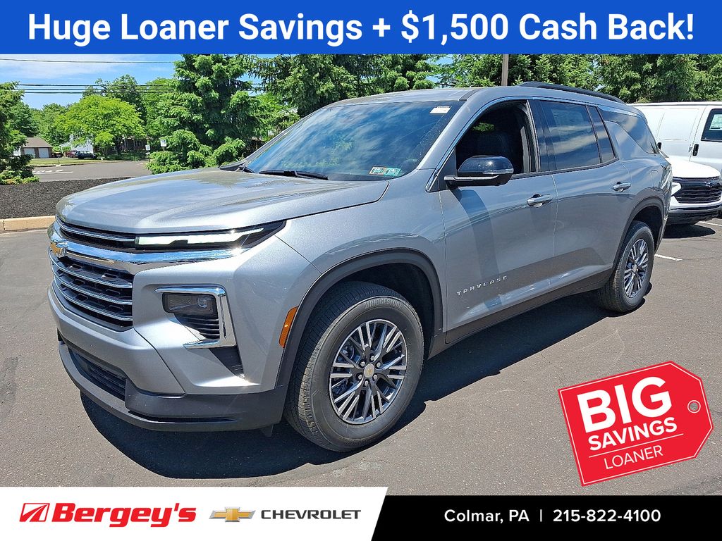 Sterling Gray Metallic 2026 Chevrolet Traverse SUV / Crossover Four-Wheel Drive 8-Speed Automatic