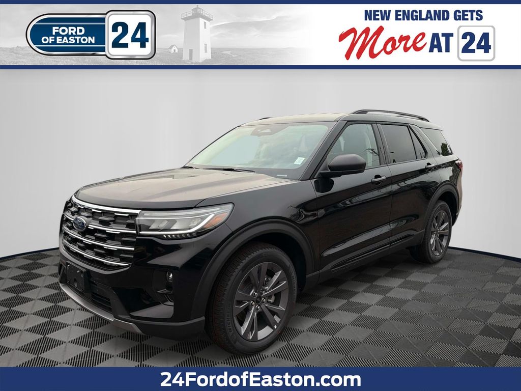 Black Metallic 2026 Ford Explorer SUV / Crossover All-Wheel Drive Automatic