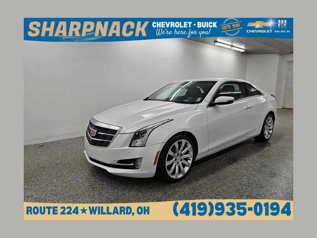 Crystal White Tricoat 2019 Cadillac ATS Coupe 2.0T Luxury AWD Coupe All-Wheel Drive 8-Speed Automatic