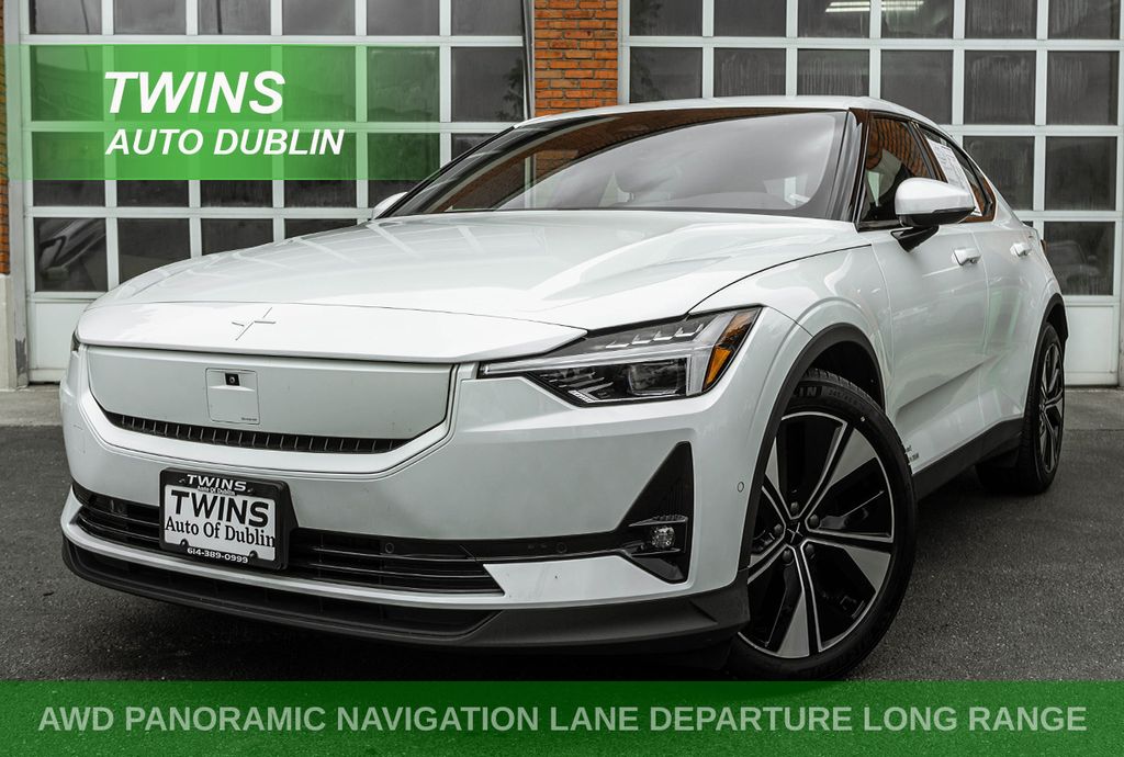 White 2024 Polestar 2 Sedan All-Wheel Drive 1-Speed Automatic