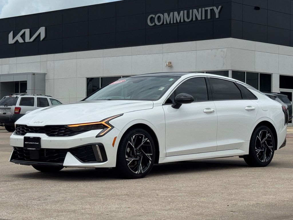 2025 Kia K5 GT-Line White at Bayway Cadillac Southwest
