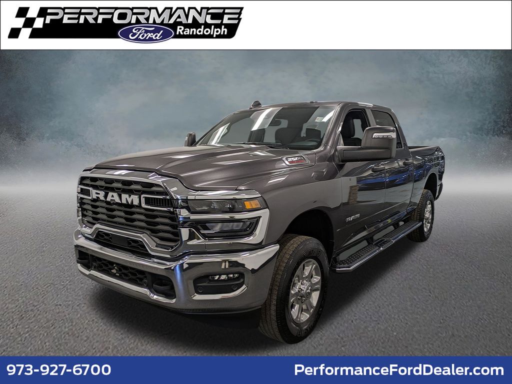 Gray (Granite Crystal Metallic Clearcoat) 2025 RAM 2500 Big Horn Crew Cab 4WD Pickup Truck Four-Wheel Drive 8-Speed Automatic