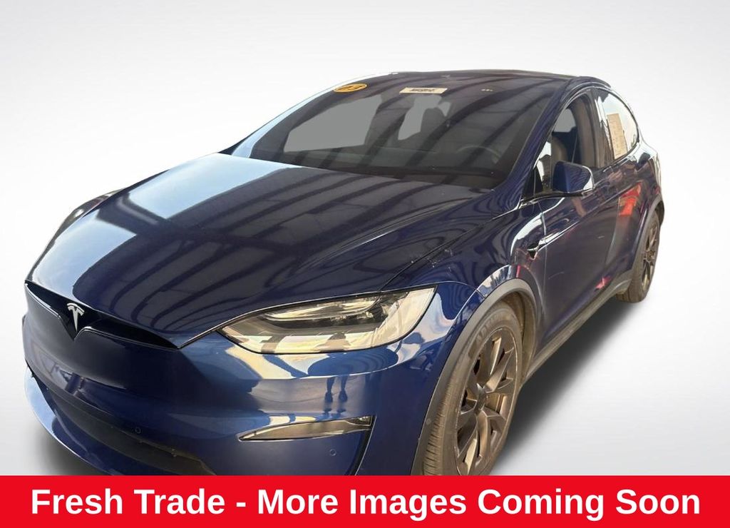 Deep Blue Metallic 2023 Tesla Model X SUV / Crossover All-Wheel Drive 1-Speed Automatic