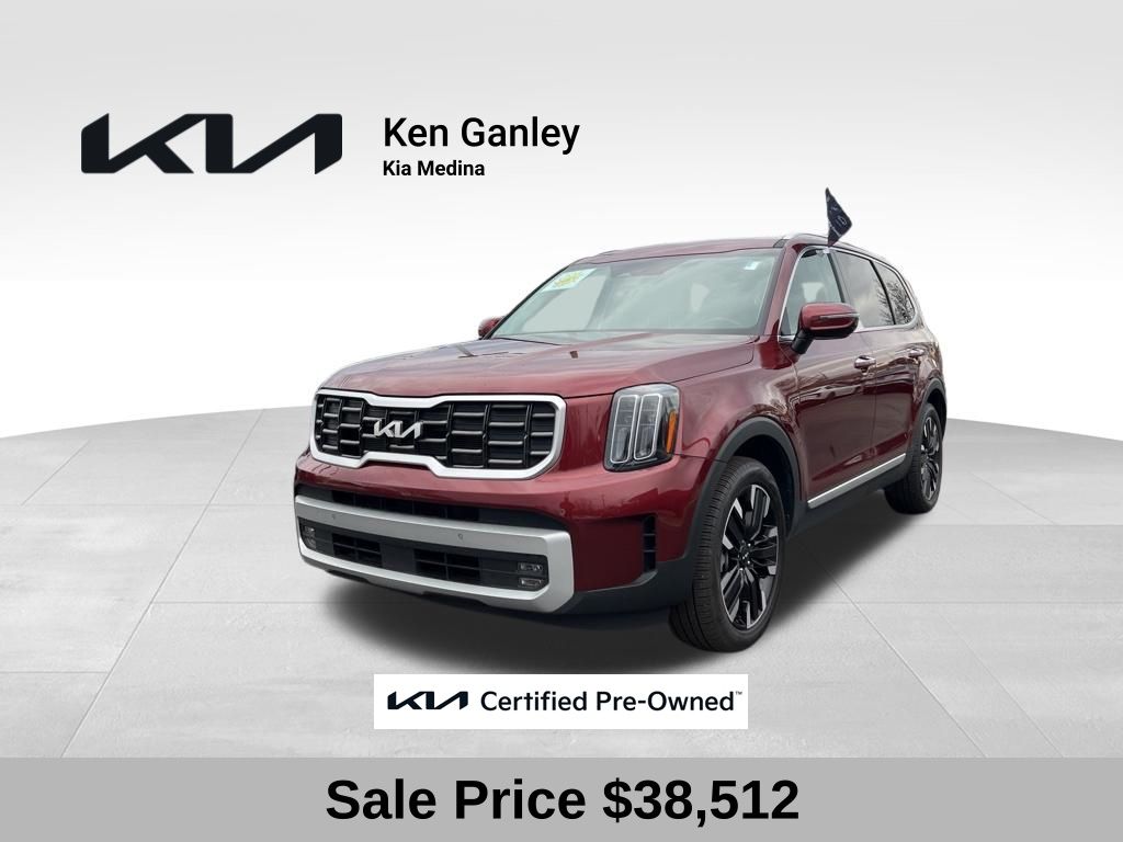 Dawning Red 2024 Kia Telluride SX FWD SUV / Crossover Front-Wheel Drive 8-Speed Automatic