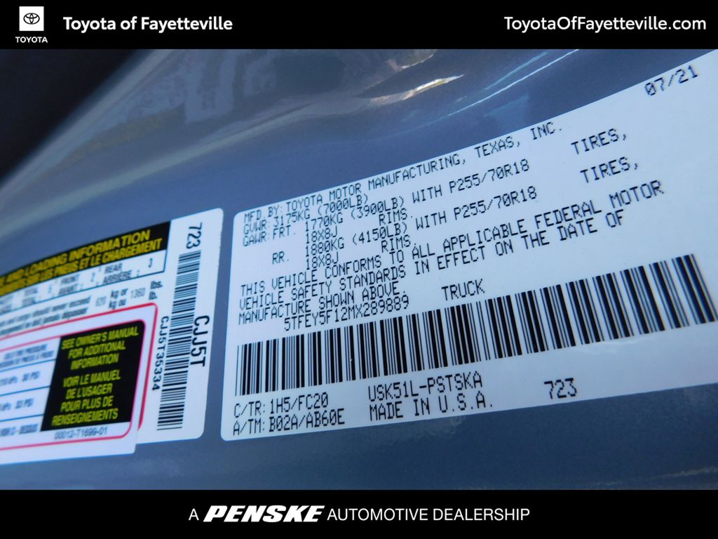 Thumbnail: 2021 Toyota Tundra - 8