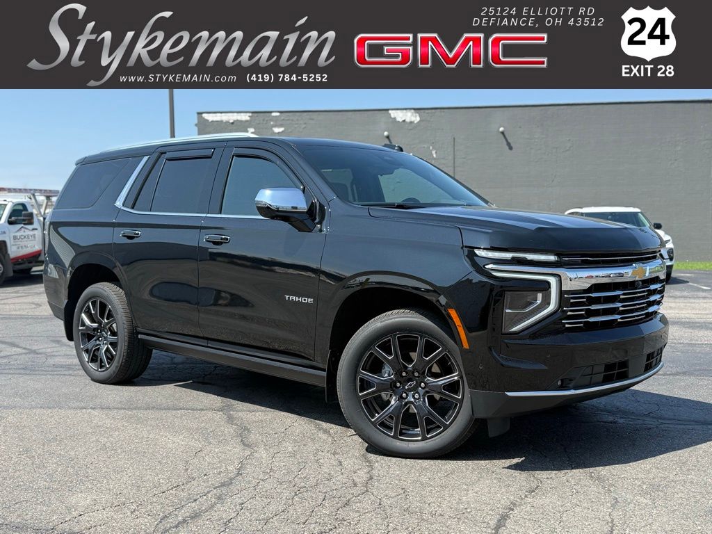 Black 2025 Chevrolet Tahoe Premier 4WD SUV / Crossover Four-Wheel Drive