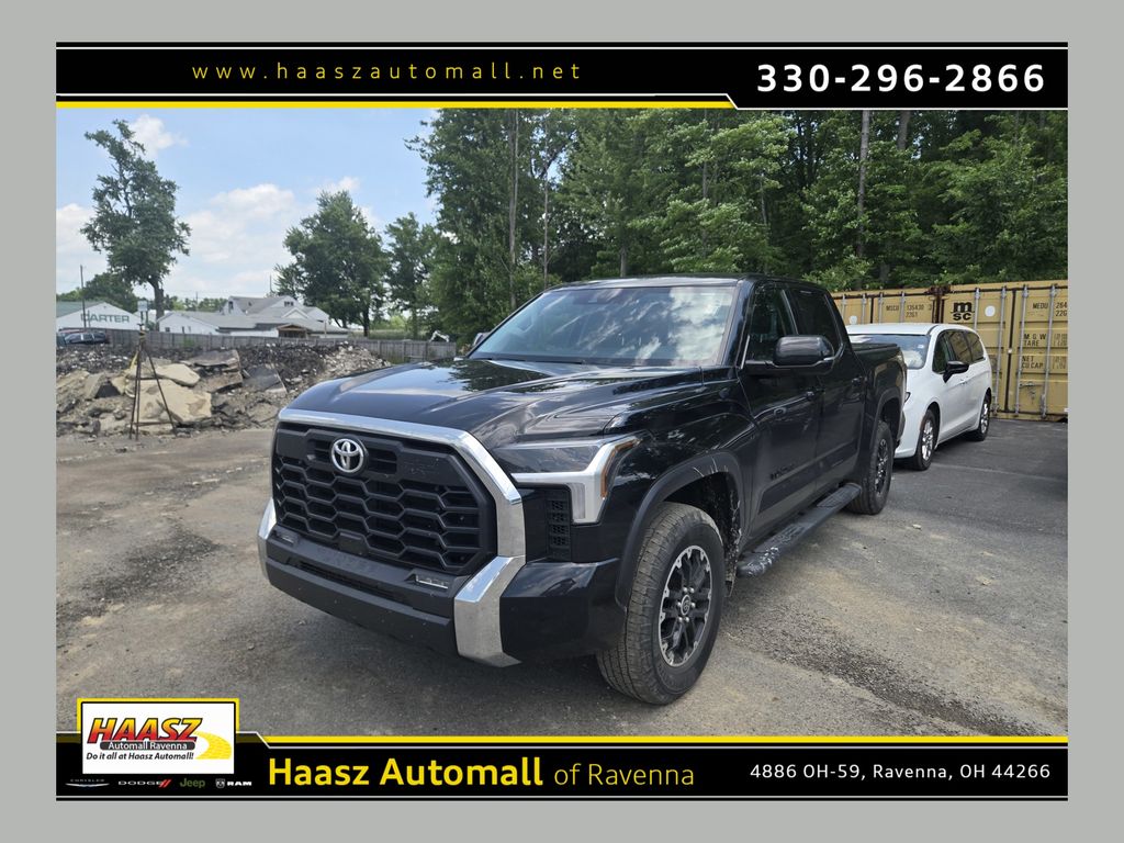 Midnight Black Metallic 2024 Toyota Tundra Pickup Truck Four-Wheel Drive Automatic