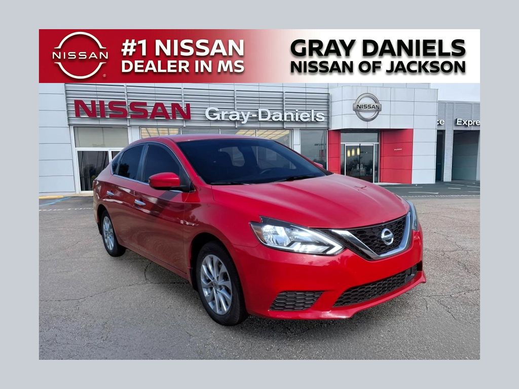 Red Alert 2018 Nissan Sentra Sedan Front-Wheel Drive Continuously Variable Transmission