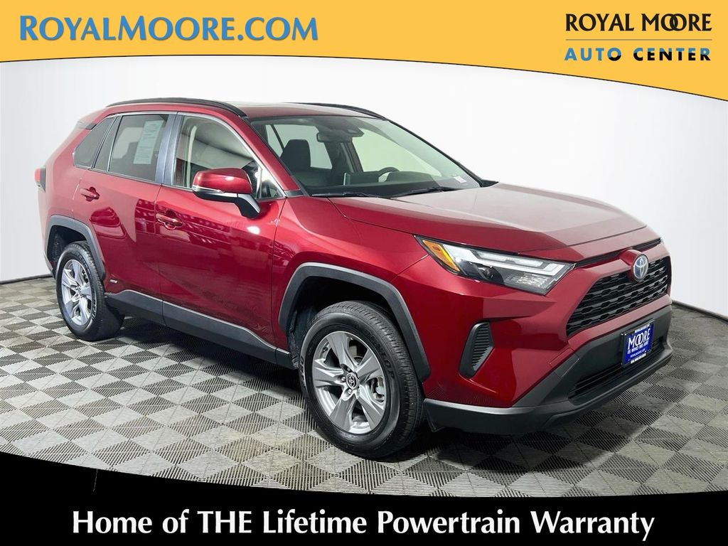 Red (Ruby Flare Pearl) 2024 Toyota RAV4 Hybrid SUV / Crossover All-Wheel Drive Continuously Variable Transmission