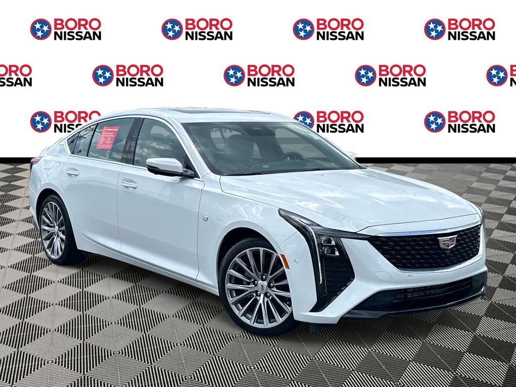 Summit White 2026 Cadillac CT5 Sedan Rear-Wheel Drive Automatic