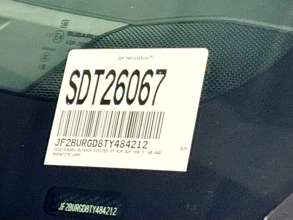 2026 Subaru Outback Limited XT