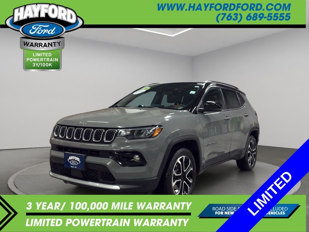 Sting-Gray Clearcoat 2024 Jeep Compass SUV / Crossover Four-Wheel Drive 8-Speed Automatic
