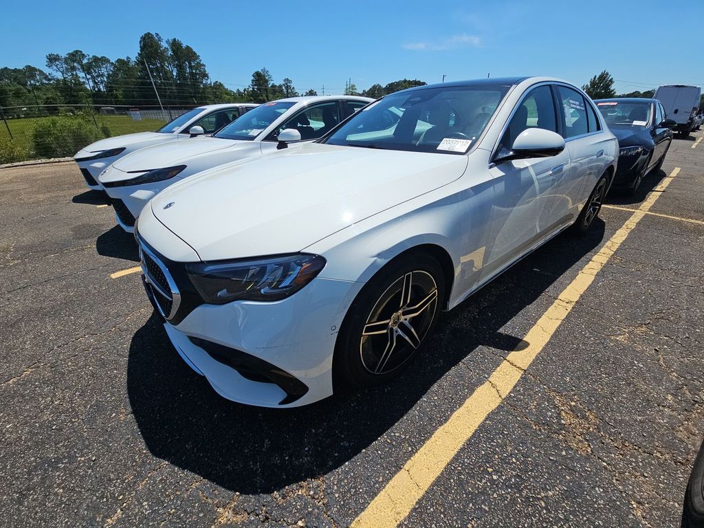 Polar White 2025 Mercedes-Benz E-Class E 350 4MATIC Sedan All-Wheel Drive 9-Speed Automatic