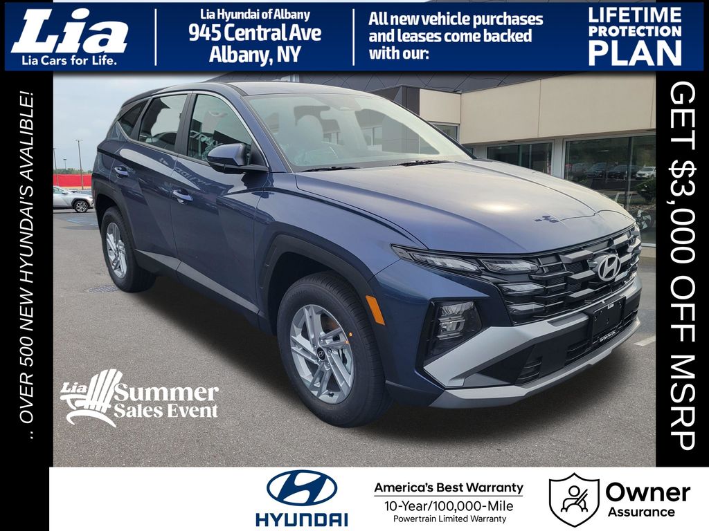 Atlantis Blue 2026 Hyundai Tucson SUV / Crossover All-Wheel Drive 8-Speed Automatic