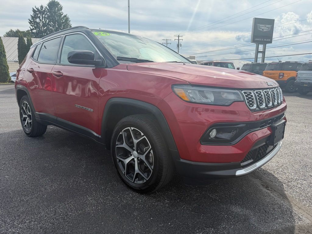 2024 Jeep Compass Limited Red at Klick Lewis Buick Chevrolet