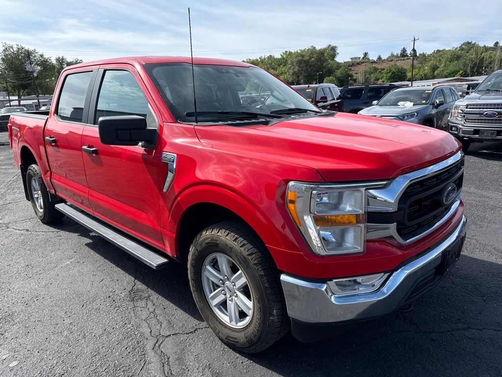 Race Red 2022 Ford F-150 Pickup Truck Four-Wheel Drive Automatic