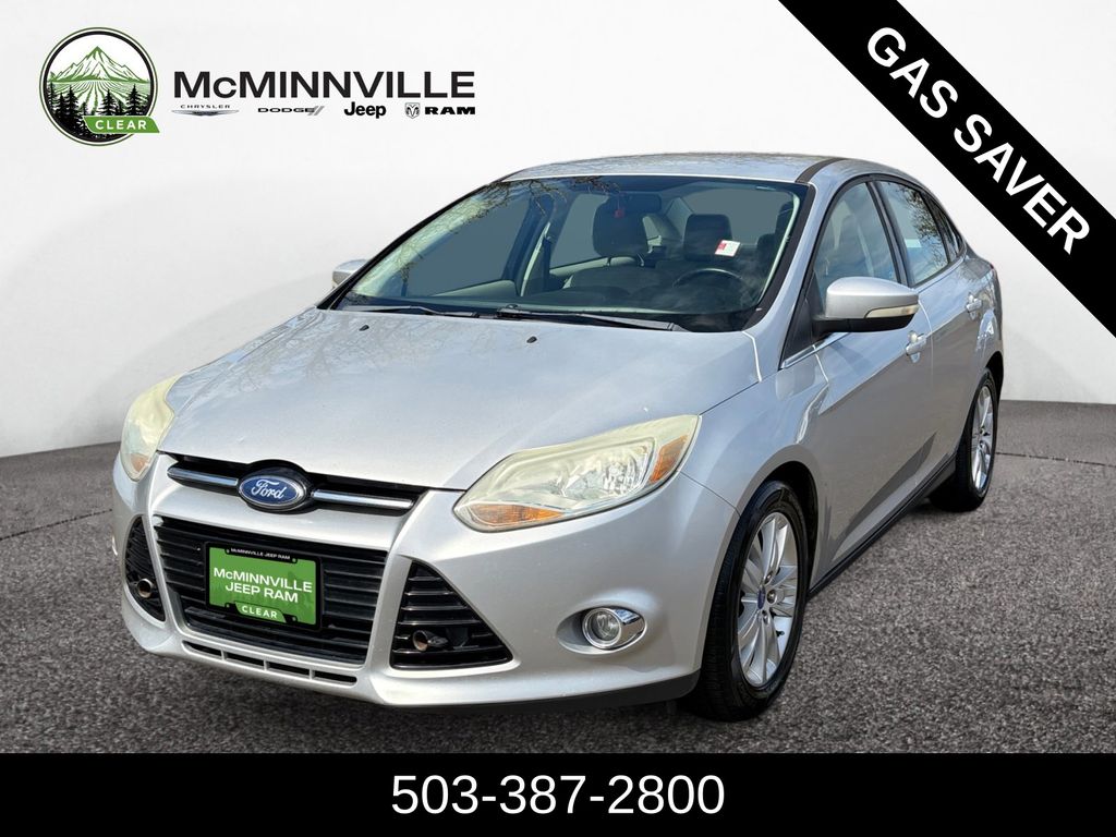 Ingot Silver 2012 Ford Focus SEL Sedan Front-Wheel Drive 6-Speed Automatic