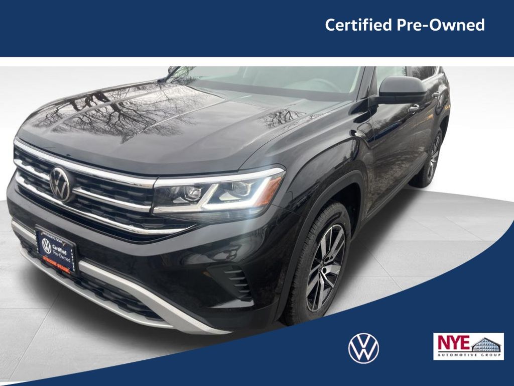 Deep Black Pearl 2023 Volkswagen Atlas 2.0T SE 4Motion AWD SUV / Crossover All-Wheel Drive 8-Speed Automatic
