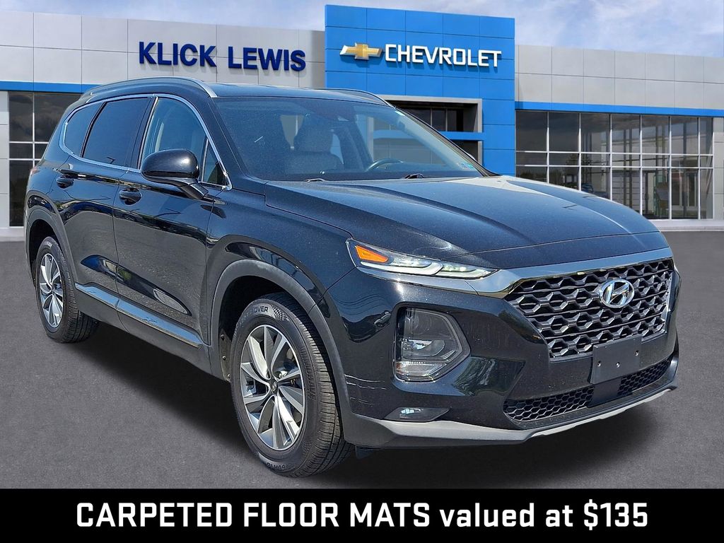 Twilight Black 2019 Hyundai Santa Fe 2.4L SEL Plus FWD SUV / Crossover Front-Wheel Drive 8-Speed Automatic
