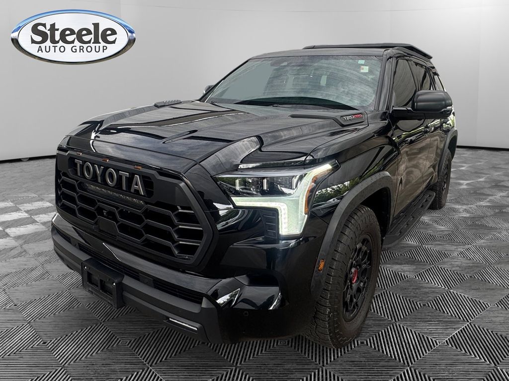 Midnight Black Metallic 2025 Toyota Sequoia TRD Pro 4WD SUV / Crossover Four-Wheel Drive Automatic