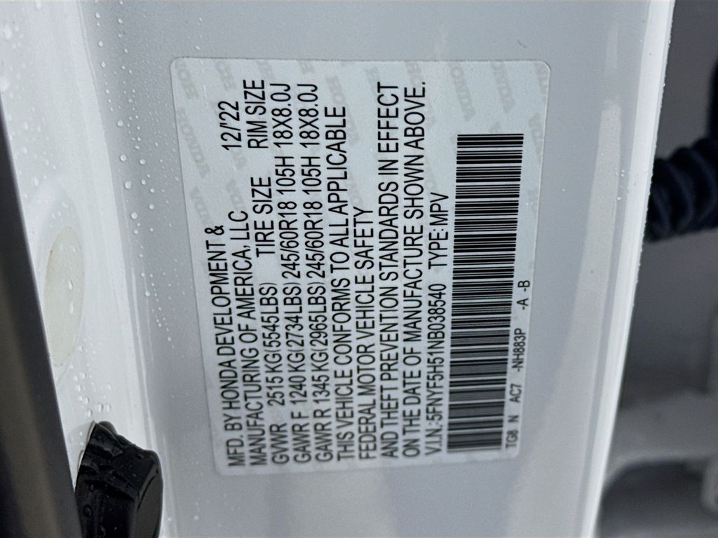 Used Car 2022 Honda Pilot  Ex-l For Sale Under $35,000 In Austin, Texas