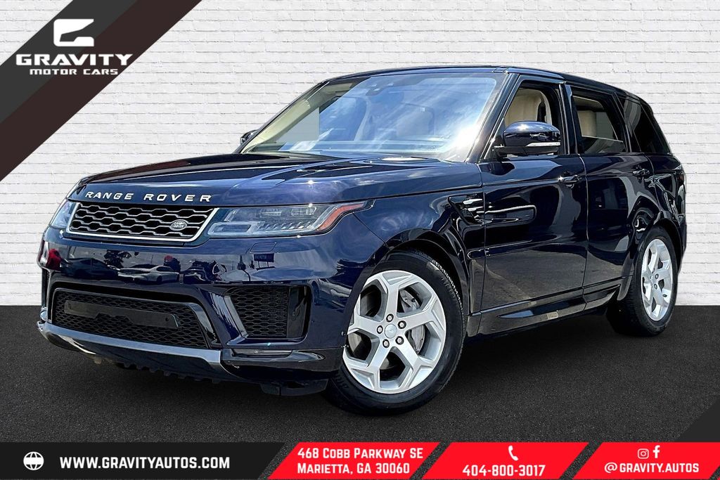 Portofino Blue Metallic 2020 Land Rover Range Rover Sport SUV / Crossover All-Wheel Drive 8-Speed Automatic