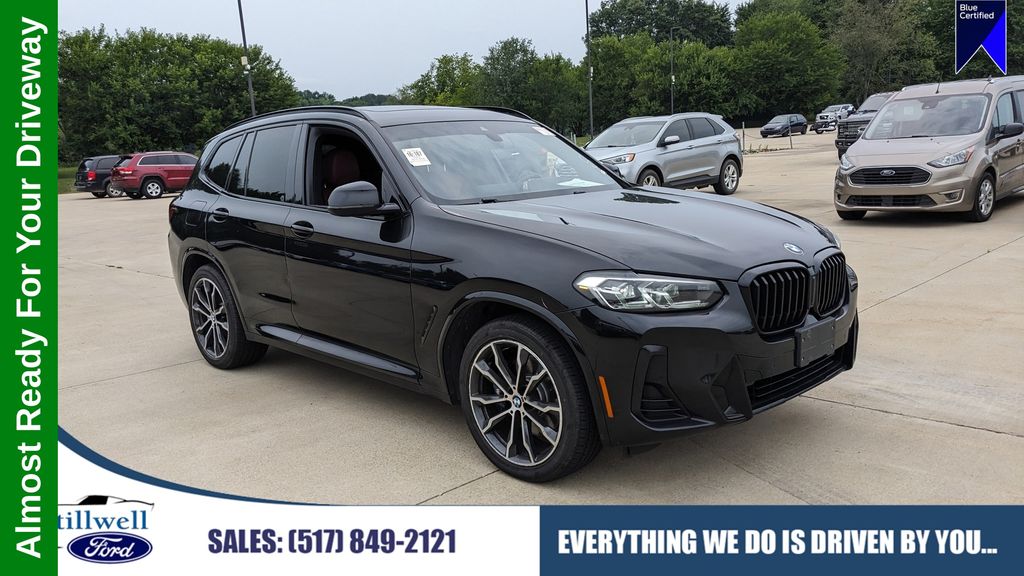 Black 2022 BMW X3 SUV / Crossover All-Wheel Drive 8-Speed Automatic