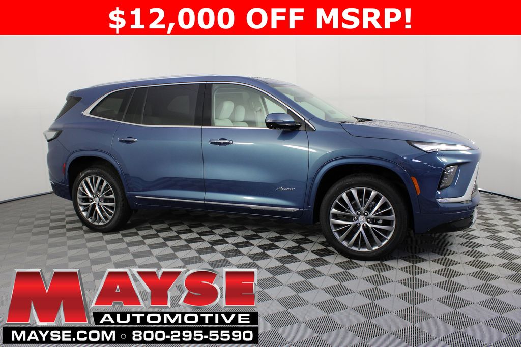 Ocean Blue Metallic 2026 Buick Enclave Avenir AWD SUV / Crossover Four-Wheel Drive 8-Speed Automatic