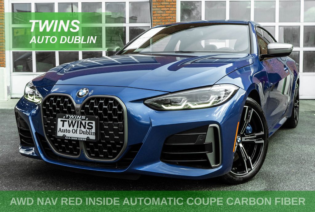 Portimao Blue Metallic 2024 BMW 4 Series Coupe All-Wheel Drive 8-Speed Automatic