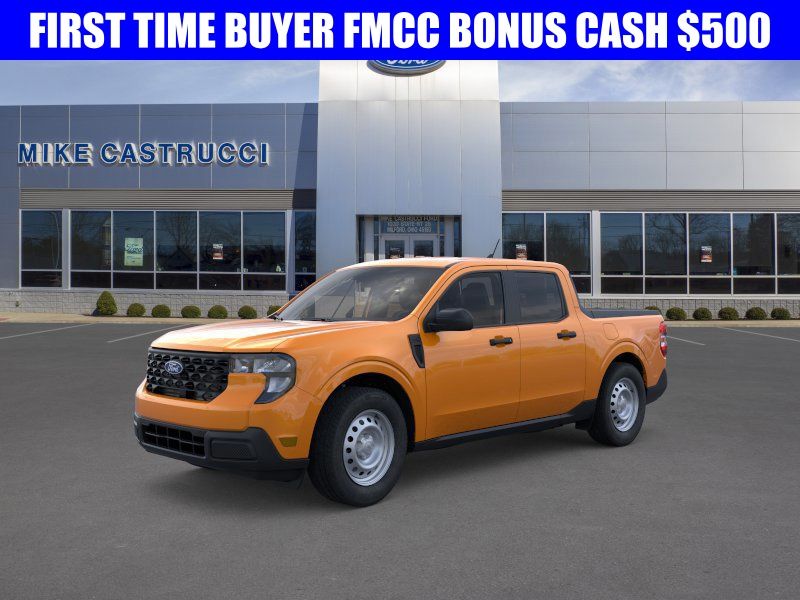 Orange Fury Metallic Tri-Coat 2026 Ford Maverick XL SuperCrew AWD Pickup Truck All-Wheel Drive 8-Speed Automatic