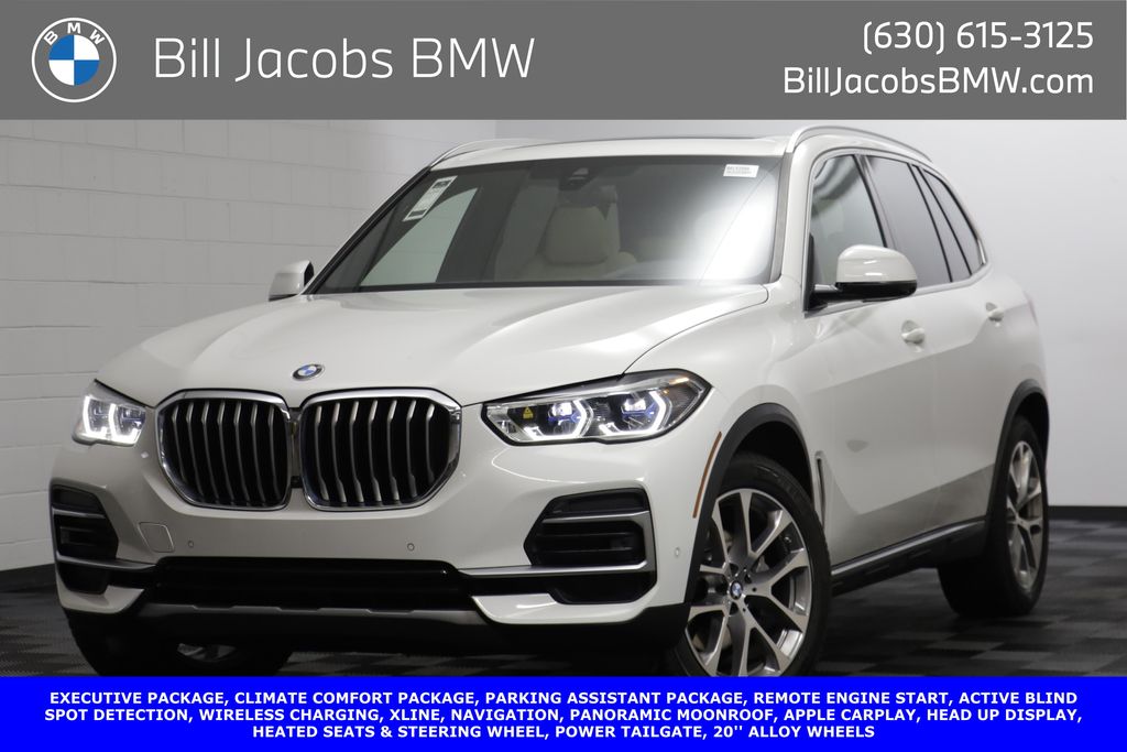 Alpine White 2022 BMW X5 xDrive40i AWD SUV / Crossover All-Wheel Drive Automatic